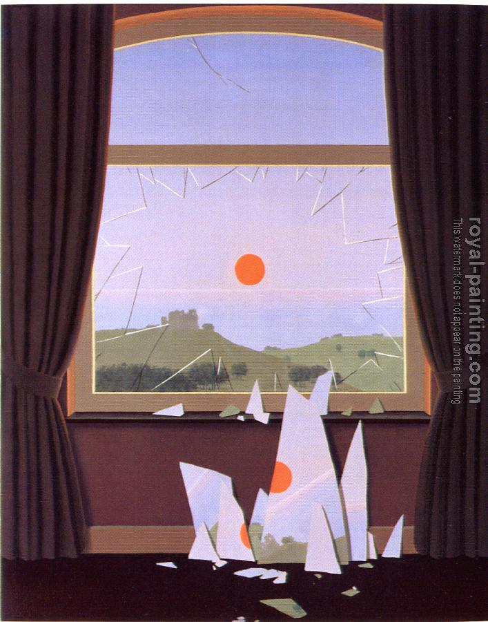 Rene Magritte : evening falls
